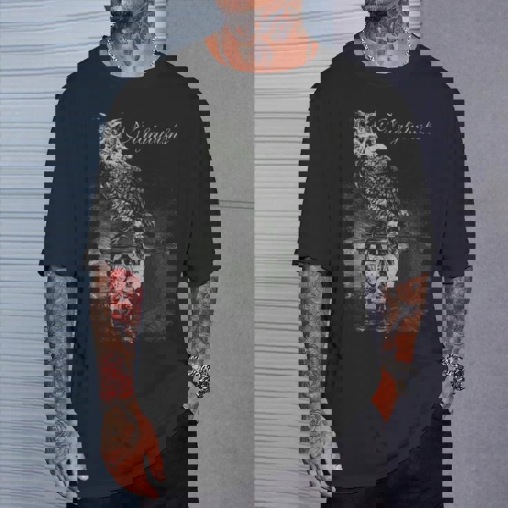 フクロウガラス Tシャツ 彼への贈り物