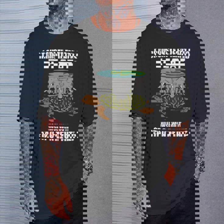 フラットアース理論 象 亀 フラットアース 面白科学 長袖tシャツ Tシャツ 彼への贈り物