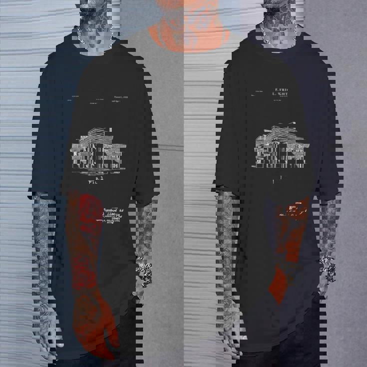 フランク・ロイド特許tシャツ ユニークなtシャツ Tシャツ 彼への贈り物