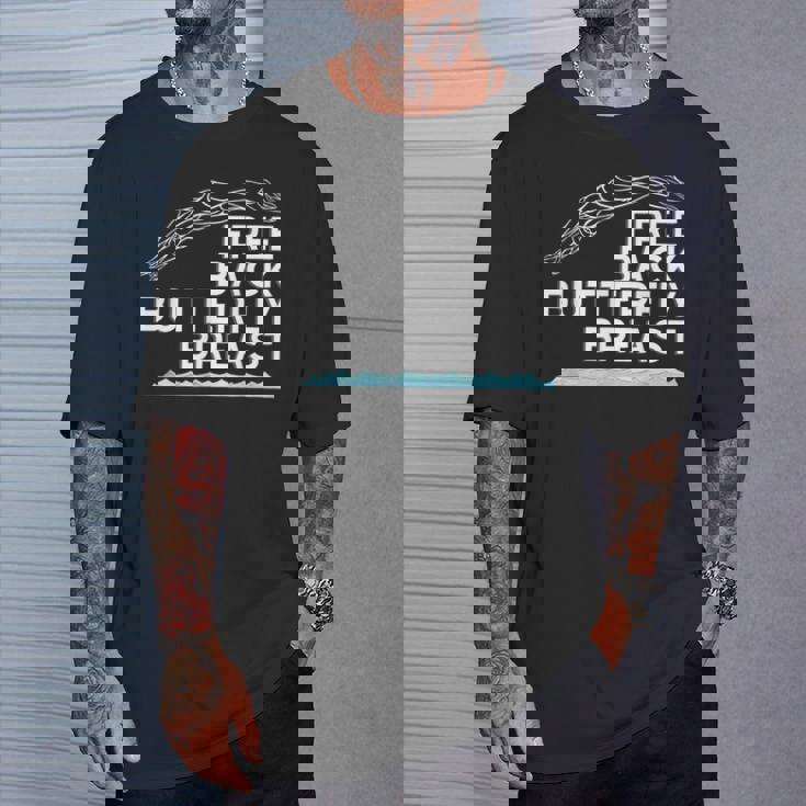 フリーバックバタフライブレストスイムストロークスイムチームライト Tシャツ 彼への贈り物