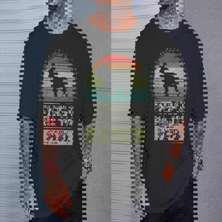 フレンチ・ブルドッグ・パパ 父の日 Tシャツ 彼への贈り物