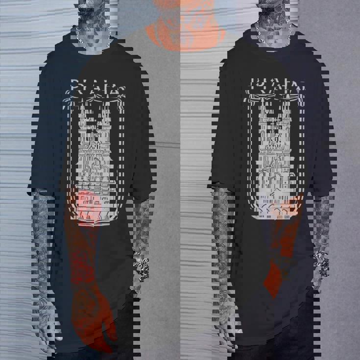 プラハ チェコ共和国 Ex チェコスロバキア お土産 プラハ Tシャツ 彼への贈り物