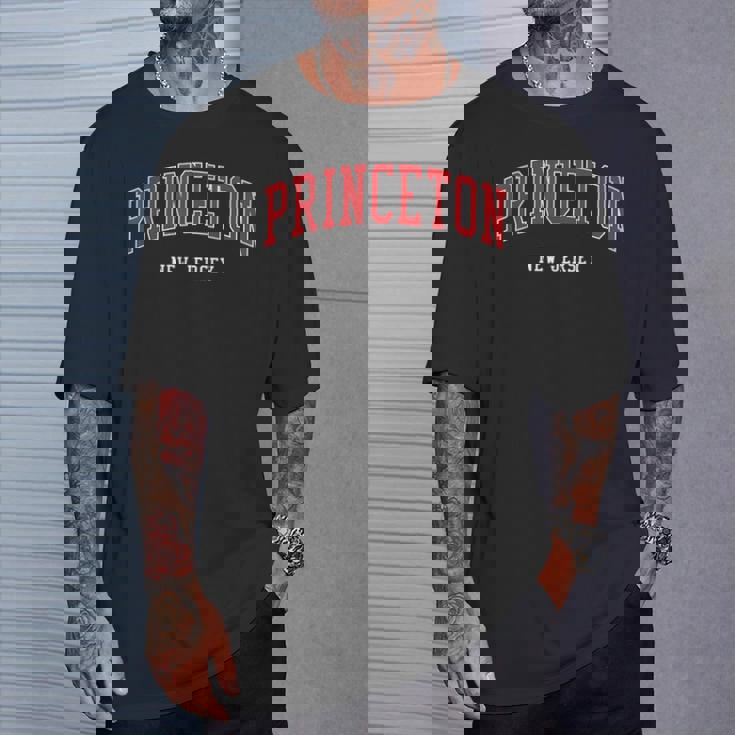 プリンストン ニュージャージー カレッジ大学スタイル Tシャツ 彼への贈り物