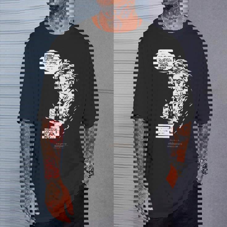 ベートーヴェン デザイン 第5交響曲 ダ、ダ、ダ ベートーヴェン 長袖tシャツ Tシャツ 彼への贈り物