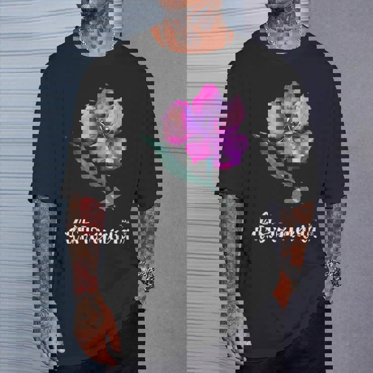 ペルー百合が大好きなアルストロメリアフラワー ピンク 2023 Tシャツ 彼への贈り物