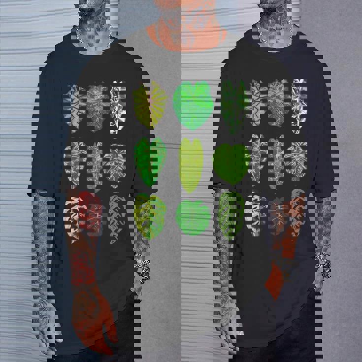 ボタニストガーデン サトイモモンステラ 植物コレクション 葉 長袖tシャツ Tシャツ 彼への贈り物