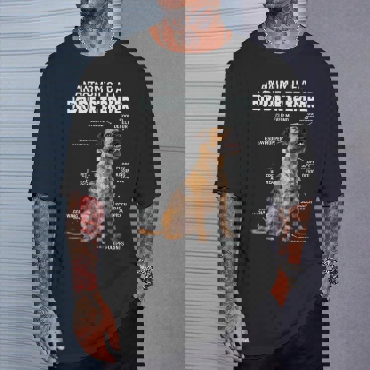 ボーダーテリアの解剖学 長袖tシャツ Tシャツ 彼への贈り物