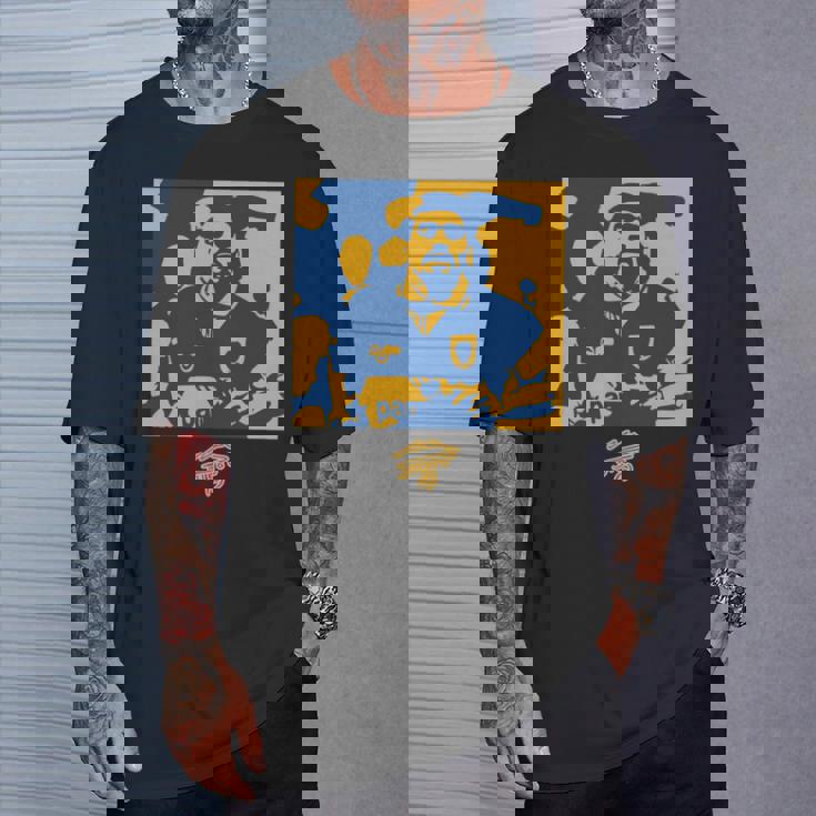 マラドーナボカアブストラクト 長袖tシャツ Tシャツ 彼への贈り物