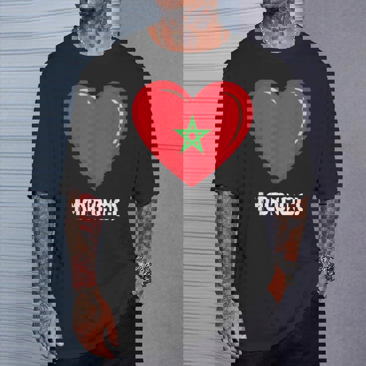 モロッコ国旗シャツ Tシャツ 彼への贈り物