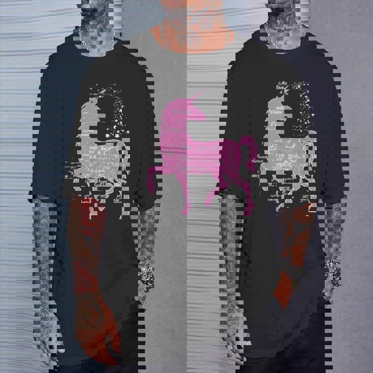 ユニコーン 解剖学 面白い ユニコーンの解剖学 Tシャツ 彼への贈り物