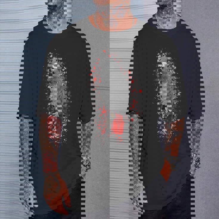 ヨウム 鳥 動物 図 バードウォッチング 贈り物 鳥類学者 生物学者 自然科学 Tシャツ 彼への贈り物