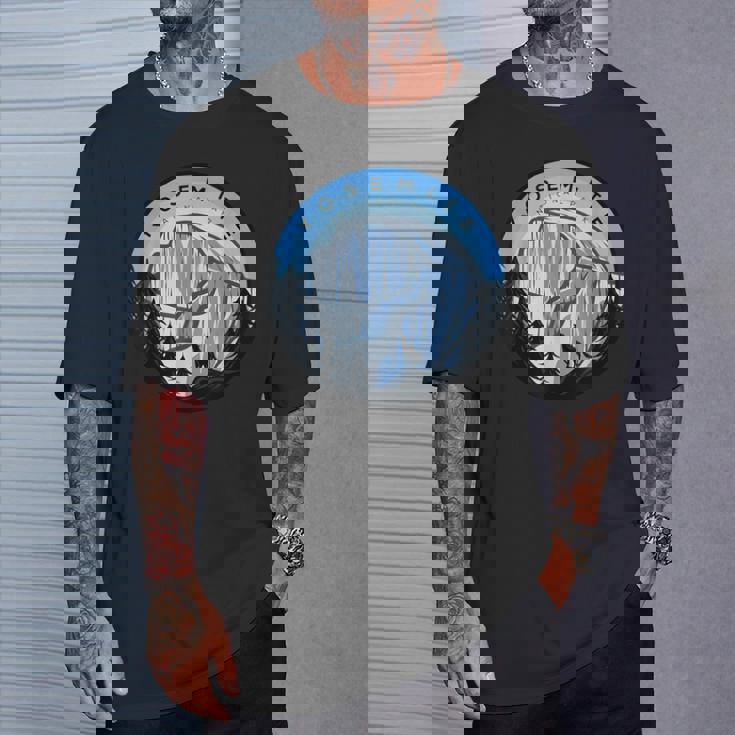 ヨセミテ国立公園 ハーフドーム ヴィンテージポスター スーベニア Tシャツ 彼への贈り物