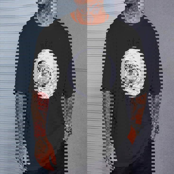 ライカ 宇宙犬 ソ連 Tシャツ 彼への贈り物