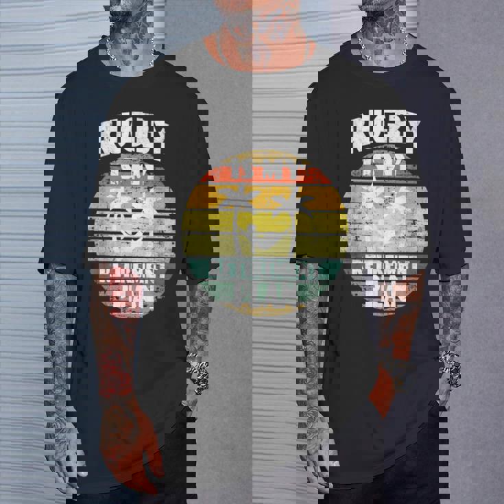 ラグビーは私の退職金制度 ラグビー部の年金受給者 Tシャツ 彼への贈り物