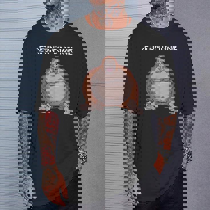 リジェクト・ヒューマニティ・リターン・トゥ・モンキー・アー・オー・スティンキー・ファニー・モンク Tシャツ 彼への贈り物