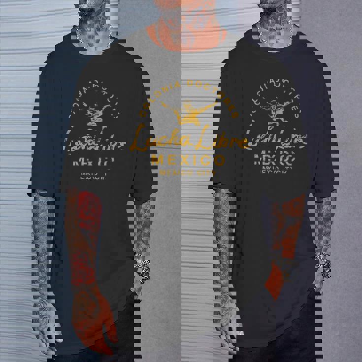 レスリング ルチャ リブレ メキシカン レスラー ヴィンテージ Tシャツ 彼への贈り物