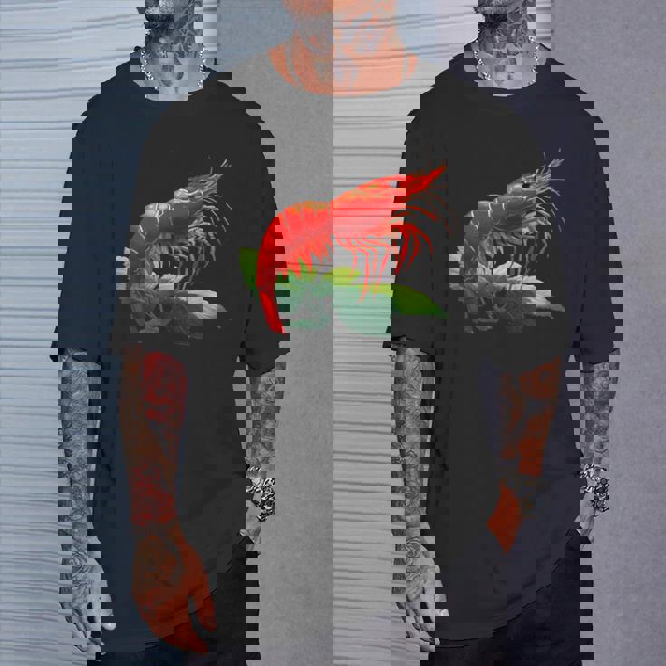 レッドチェリー シュリンプ ブリーダー ネオカラディナ 淡水水槽 Tシャツ 彼への贈り物