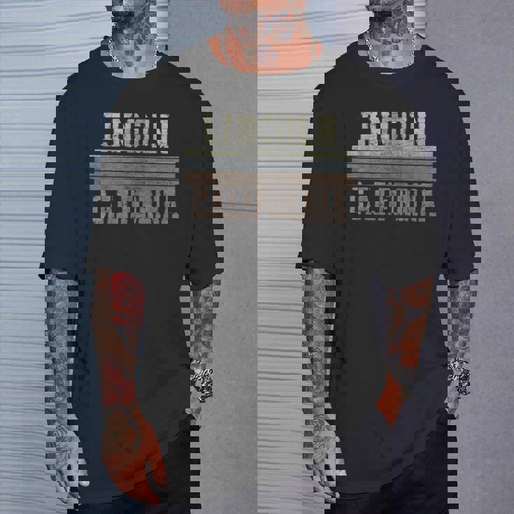 レトロ リンカーン カリフォルニア Tシャツ 彼への贈り物