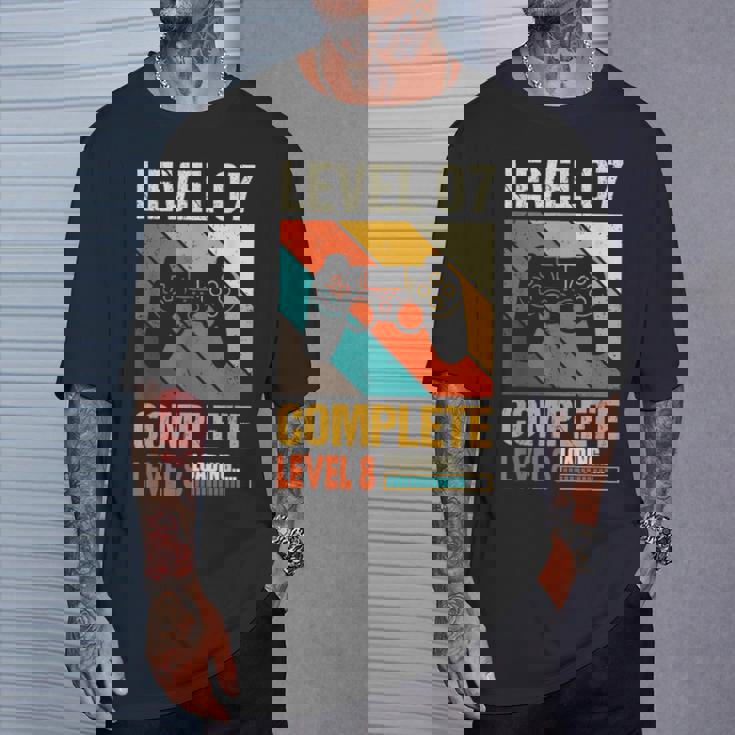 レベル7 コンプリートレベル8 ロード7年 結婚記念日 Tシャツ 彼への贈り物