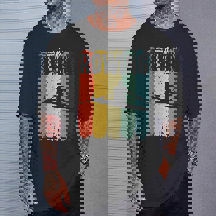 ロウイングスポーツ。レトロビンテージ。Rowing Crew（ローイングクルー Tシャツ 彼への贈り物