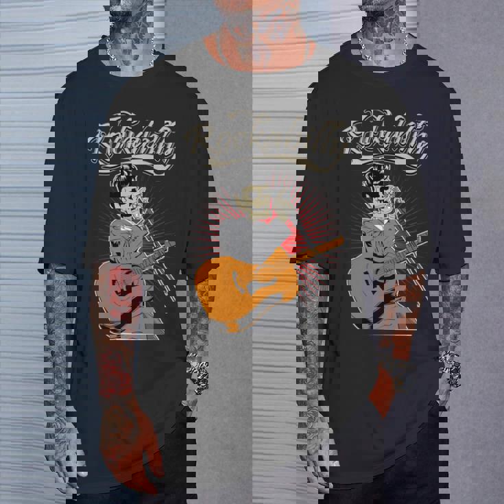 ロカビリー ピンナップ ホットロッド オールドスクール ロカビリー 長袖tシャツ Tシャツ 彼への贈り物