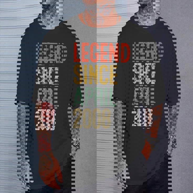 ヴィンテージ 18歳の誕生日デコレーション メンズ 18歳 2008年 18歳の誕生日 Tシャツ 彼への贈り物