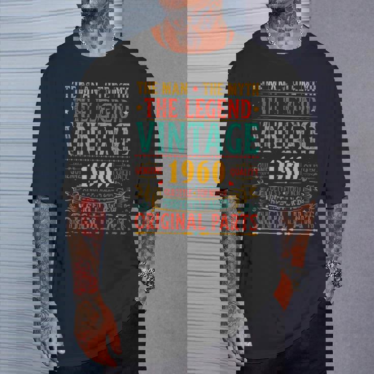 ヴィンテージ 1960 男性用 レトロ 面白い 1960 誕生日 Tシャツ 彼への贈り物