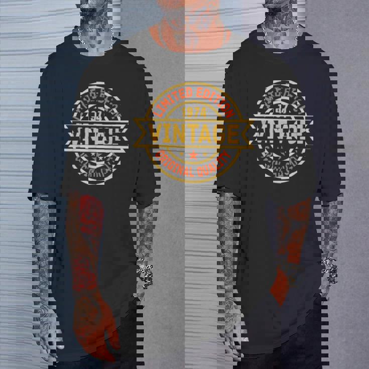 ヴィンテージ 1974 メンズ 限定版 Bday 1974 誕生日 Tシャツ 彼への贈り物