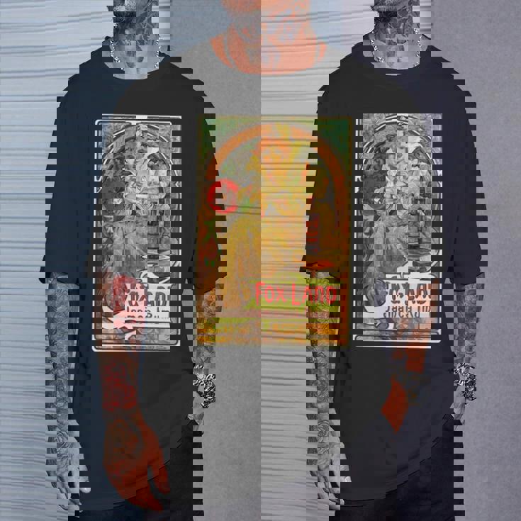 ヴィンテージ ジャマイカ ラム広告ポスター 女の子 アルフォンスミュシャ 長袖tシャツ Tシャツ 彼への贈り物