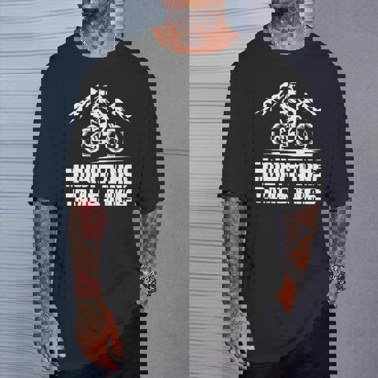 ヴィンテージ マウンテンバイク メンズ レディース バイカー Mtb トレイルバイク 長袖tシャツ Tシャツ 彼への贈り物