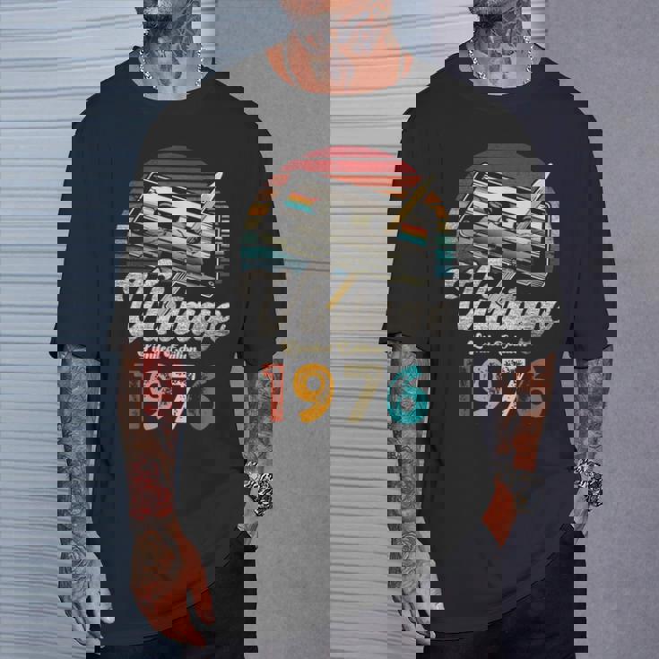 ヴィンテージ1976バースデー50年カセットペンシル Tシャツ 彼への贈り物