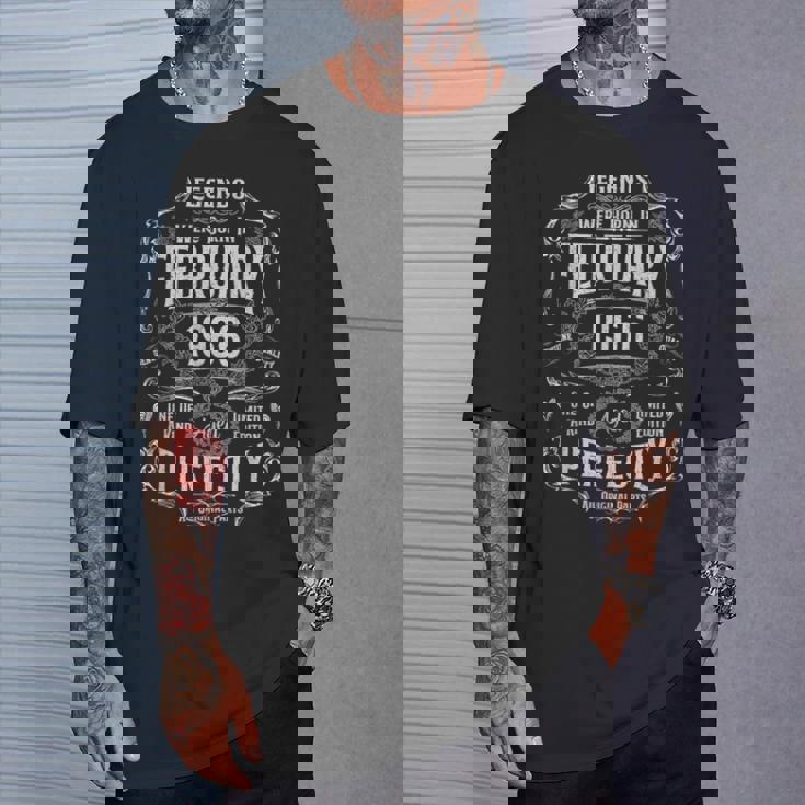 ヴィンテージ60歳の誕生日レジェンドは1966年2月に誕生しました。 Tシャツ 彼への贈り物