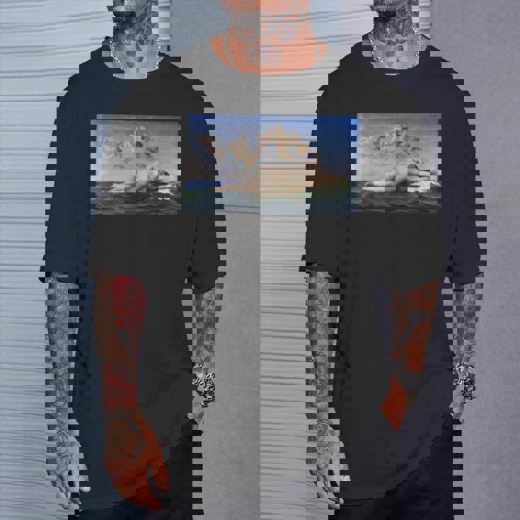 ヴィーナスの誕生アレクサンドルカバネルキリスト教の宗教画 Tシャツ 彼への贈り物