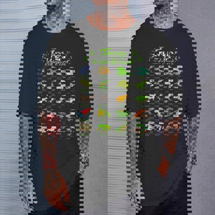 世界のカエル カエル Tシャツ 彼への贈り物