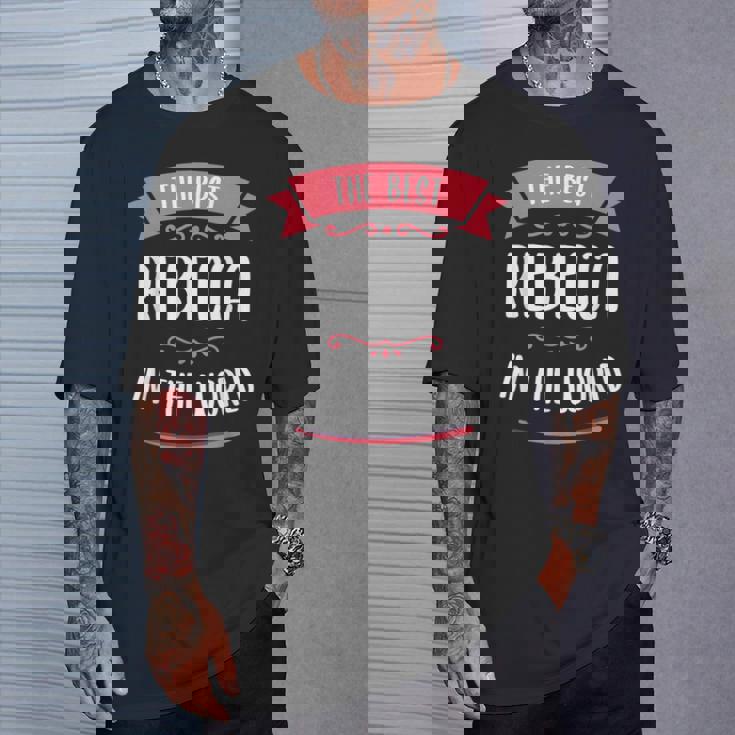 世界最高のレベッカ。 Tシャツ 彼への贈り物