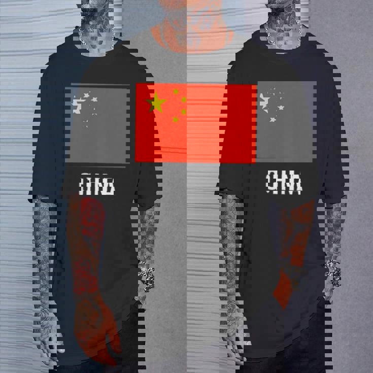 中国国旗シャツ Tシャツ 彼への贈り物