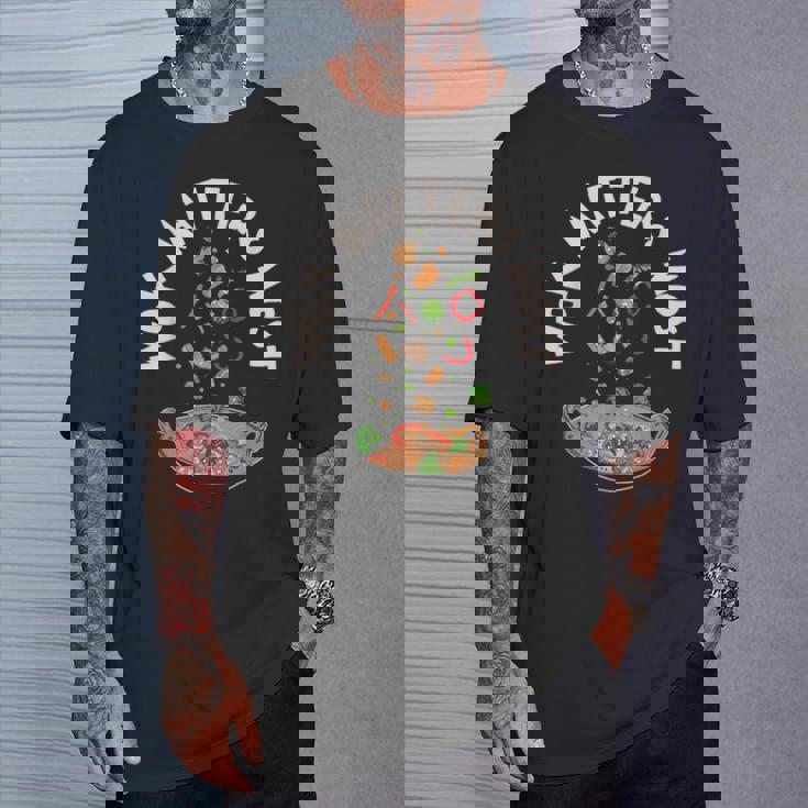 中華料理 アジアン 中華鍋 料理 食通 食品 ステートメント Tシャツ 彼への贈り物