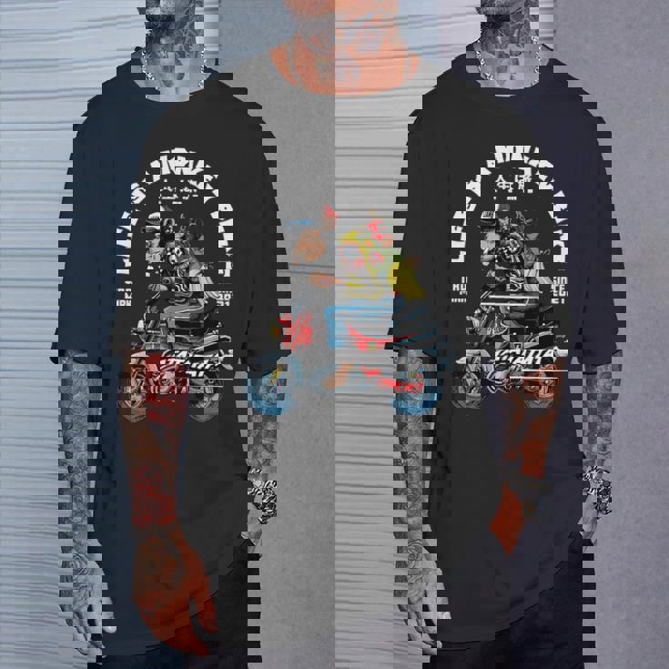 人生はモンキーバイク 長袖tシャツ Tシャツ 彼への贈り物