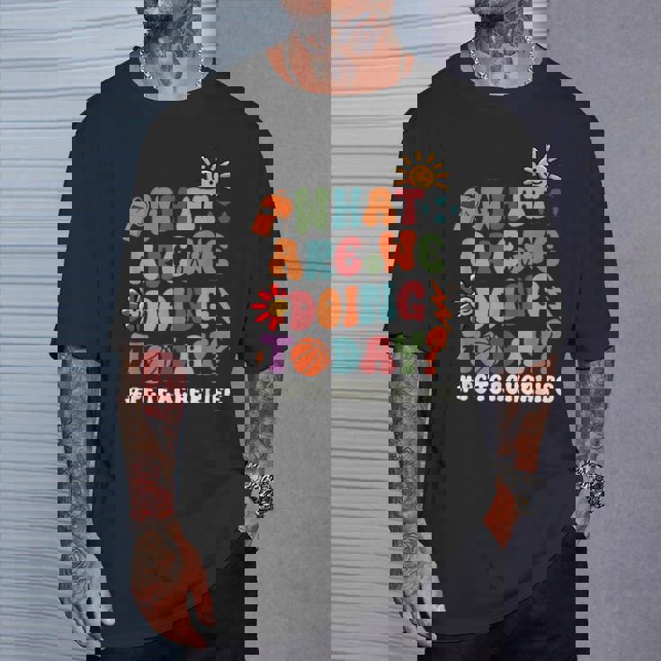 今日何をしているのか Pe先生 体育 Tシャツ 彼への贈り物