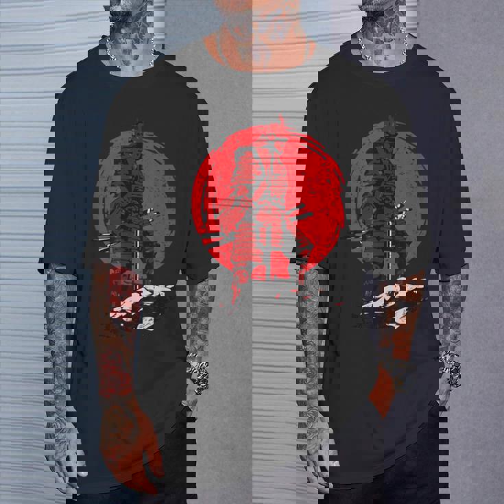 侍 戦国武将 武士道 サムライ 東京 ジャパン カタナ Tシャツ 彼への贈り物