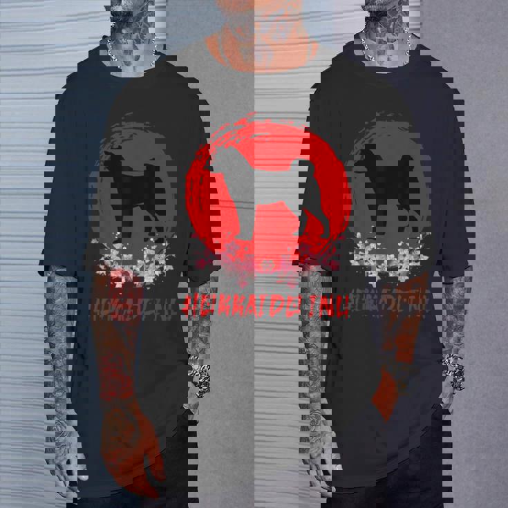 北海道犬 日本犬種 おもしろ子犬好き Tシャツ 彼への贈り物