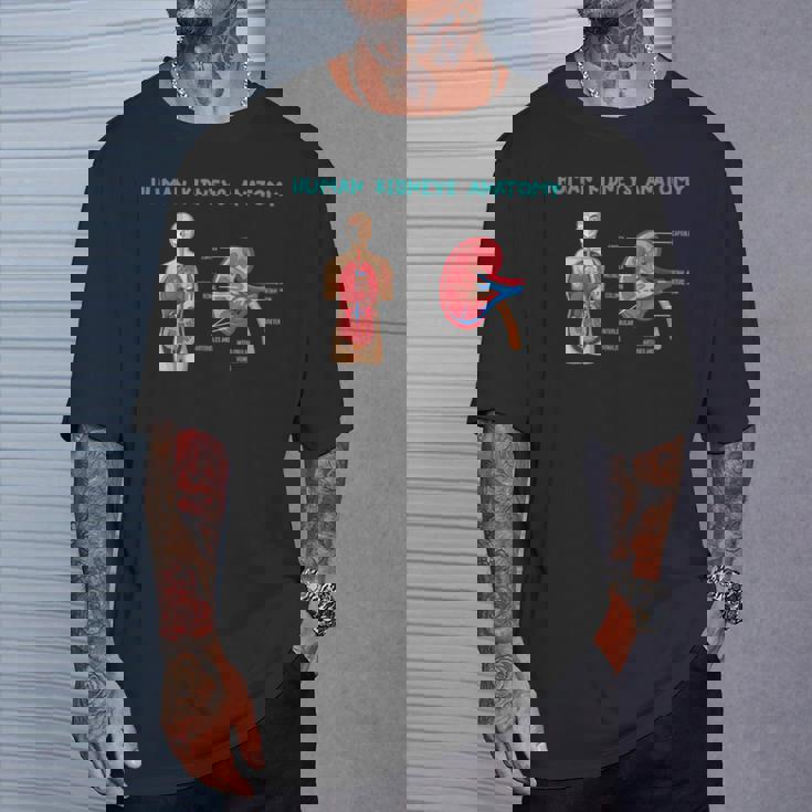 医療従事者のためのヒト腎臓の解剖学 Tシャツ 彼への贈り物