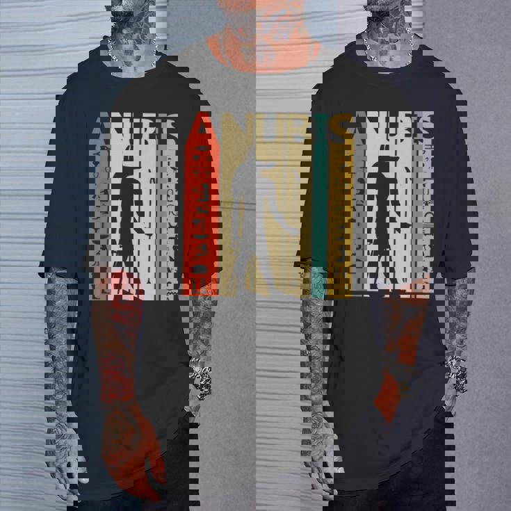 古代エジプト神アヌビスtシャツ ヒエログリフシャツギフト Tシャツ 彼への贈り物