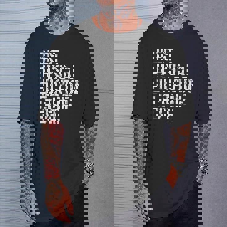 史上最高の体育教師 面白い Pe先生 Tシャツ 彼への贈り物