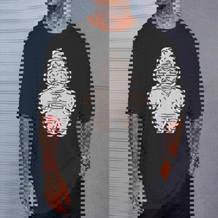 土偶 どぐう【ゆるフレンズ】遮光器土偶 歴史土器 長袖tシャツ Tシャツ 彼への贈り物