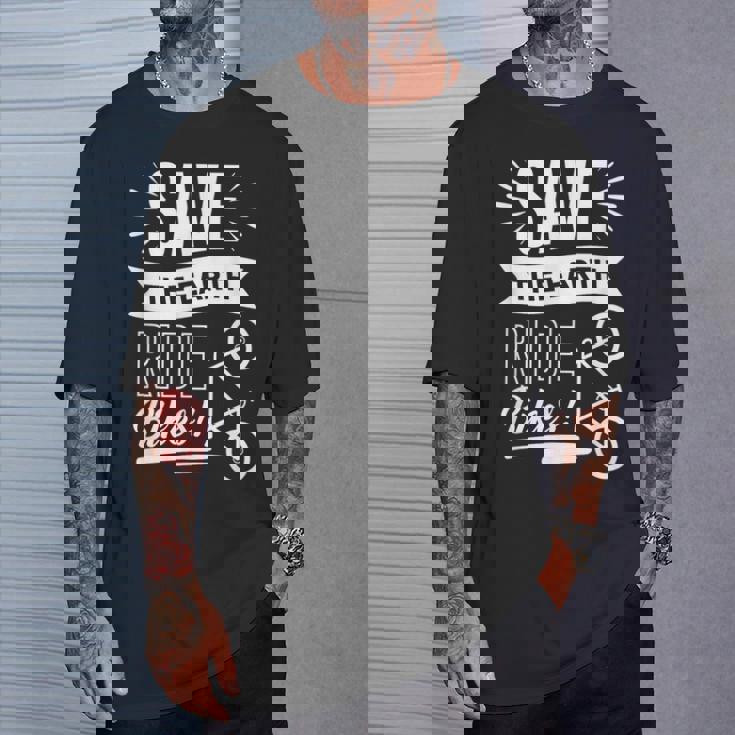 地球を救おう 自転車に乗ろう Tシャツ 彼への贈り物