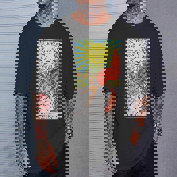 太陽のタロットカード Tシャツ 彼への贈り物