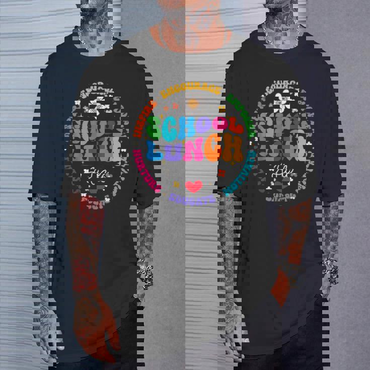 学校給食補佐官 フードサービスクルーヘルパースクワッド Tシャツ 彼への贈り物