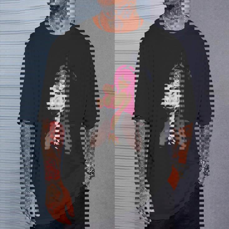 完璧なかわいい日本のアニメとマンガのカワイイバニーガール Tシャツ 彼への贈り物