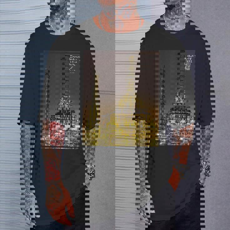 工場夜景 -Factory Nightiew- Tシャツ 彼への贈り物